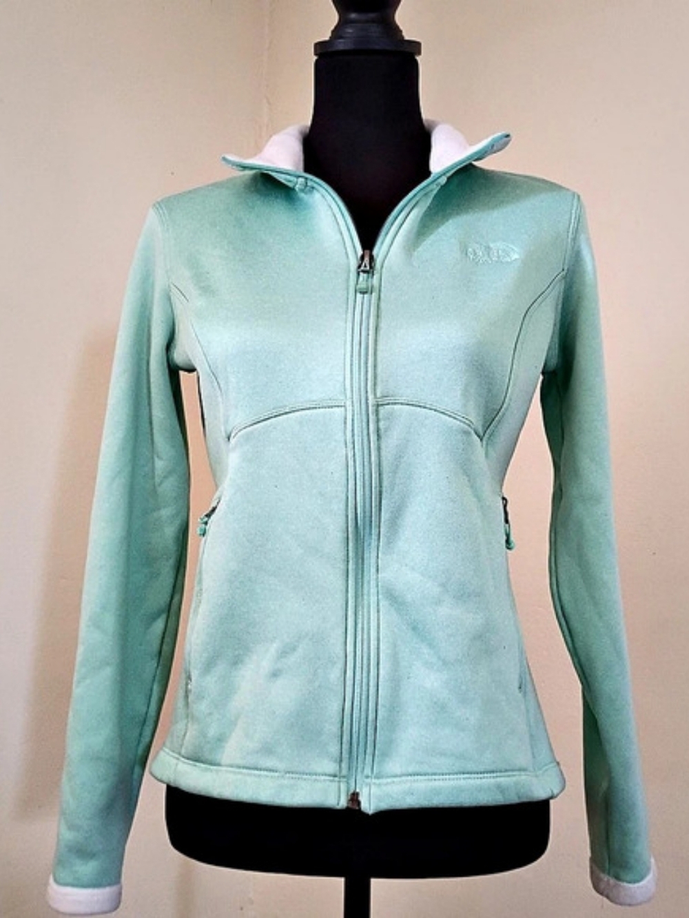 The North Face Performance Fleece Full-Zip Jacket Green Small